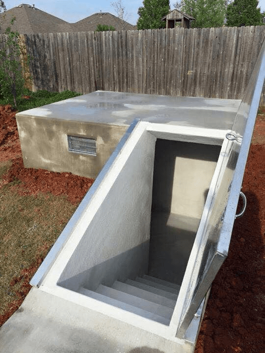 Concrete versatile storm shelter